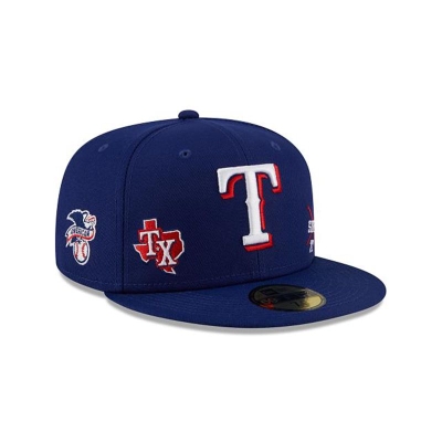Texas Rangers Gorra | New Era MLB Multi 59fifty Fitted Cap Mexico - Azules